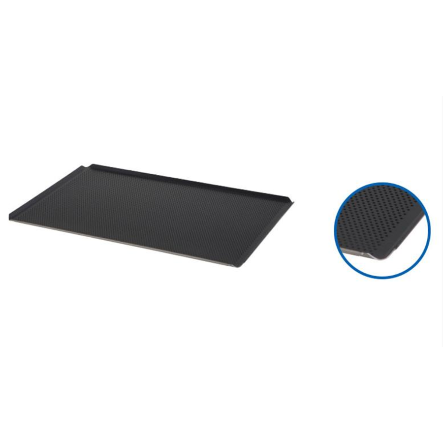 Plaque de cuisson en téflon avec coins ouverts | 600 x 400 mm | 2 variantes