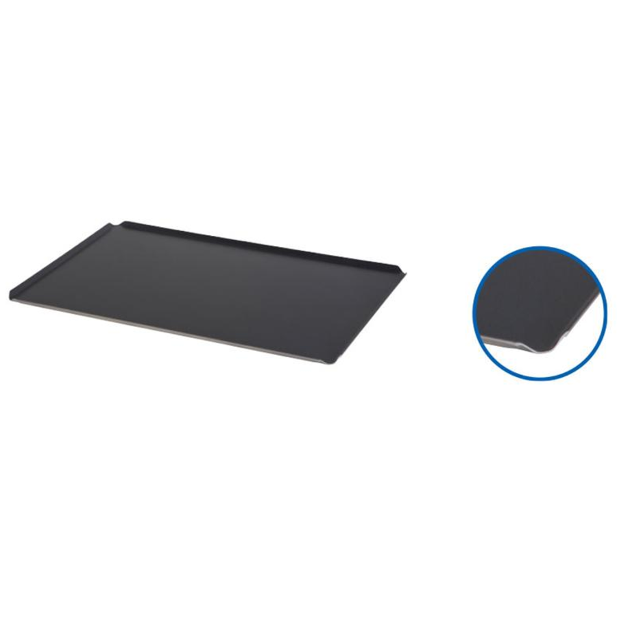 Plaque de cuisson en téflon avec coins ouverts | 600 x 400 mm | 2 variantes