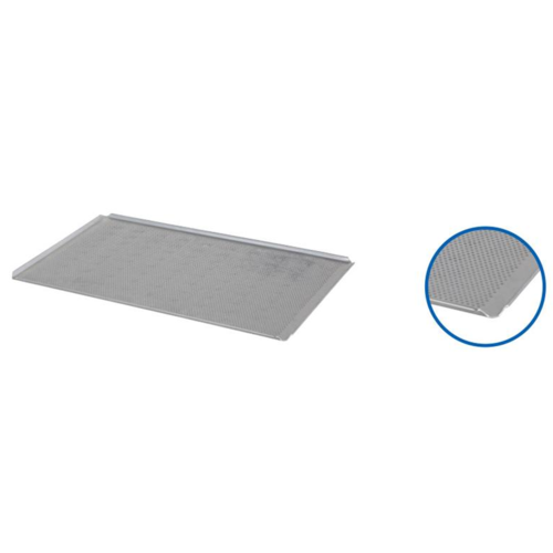  HorecaTraders Aluminum Baking tray GN 1/1 | 2 formats 