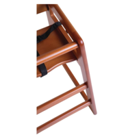 Catering High Chair Dark Brown - STACKABLE