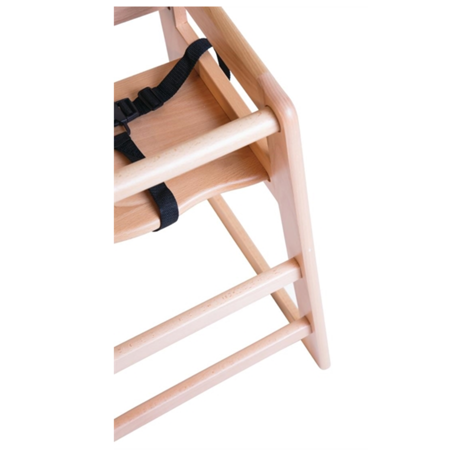 Hospitality High Chair Natural - STACKABLE