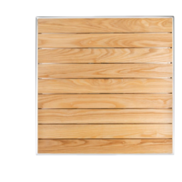 Table carrée avec plateau en bois | 60x60cm