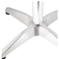 Table de traiteur carrée en acier inoxydable 70x70 cm