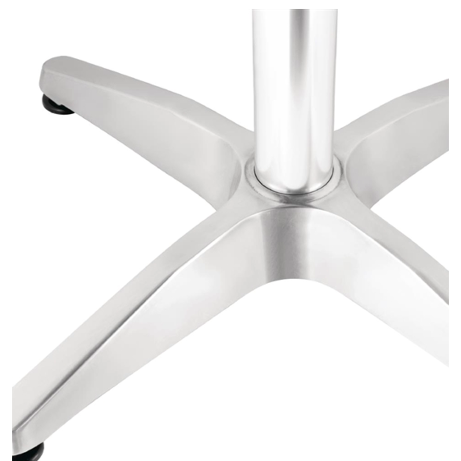 Table de traiteur carrée en acier inoxydable 70x70 cm
