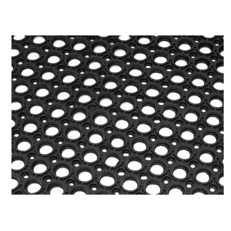 Anti-fatigue mat Black | 90 x 150 cm