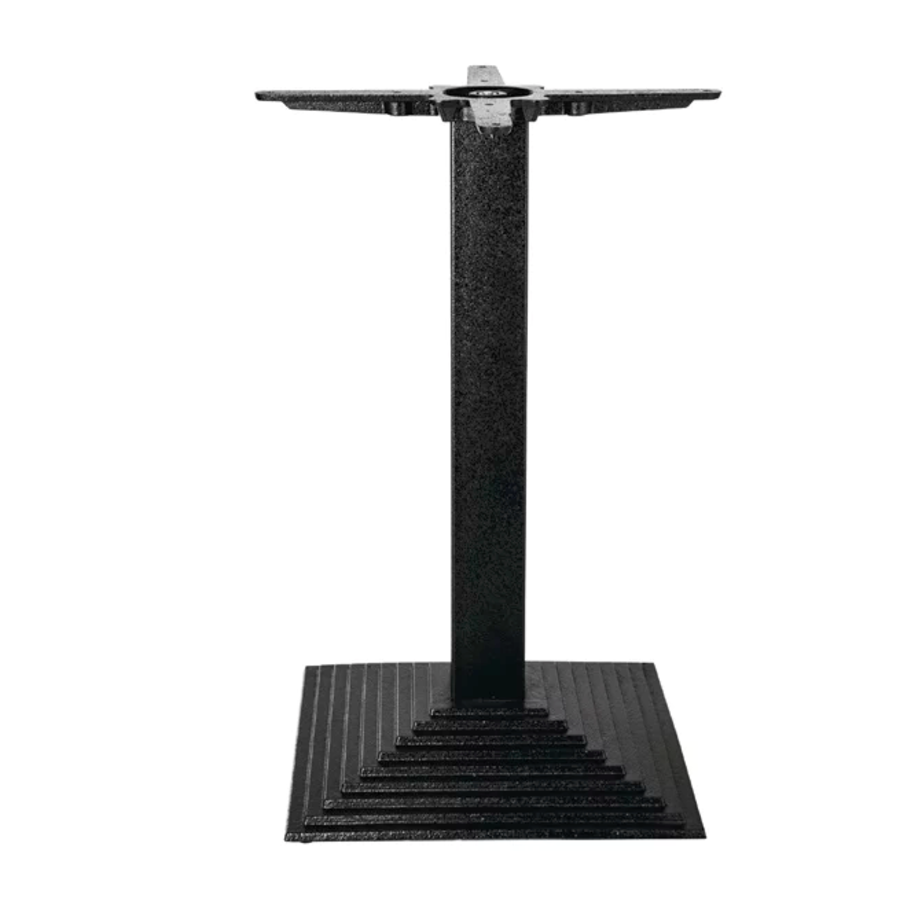 Pied de table carré en fonte - hauteur 72 cm