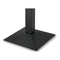 Pied de table carré en fonte - hauteur 72 cm