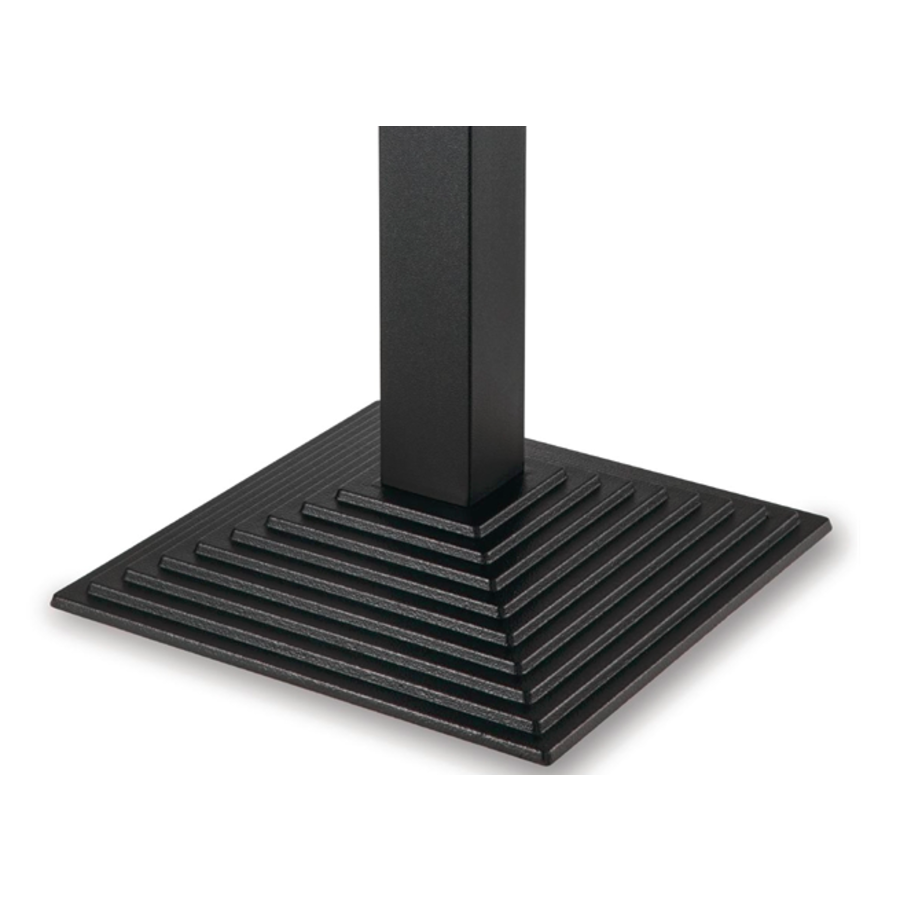 Pied de table carré en fonte - hauteur 72 cm
