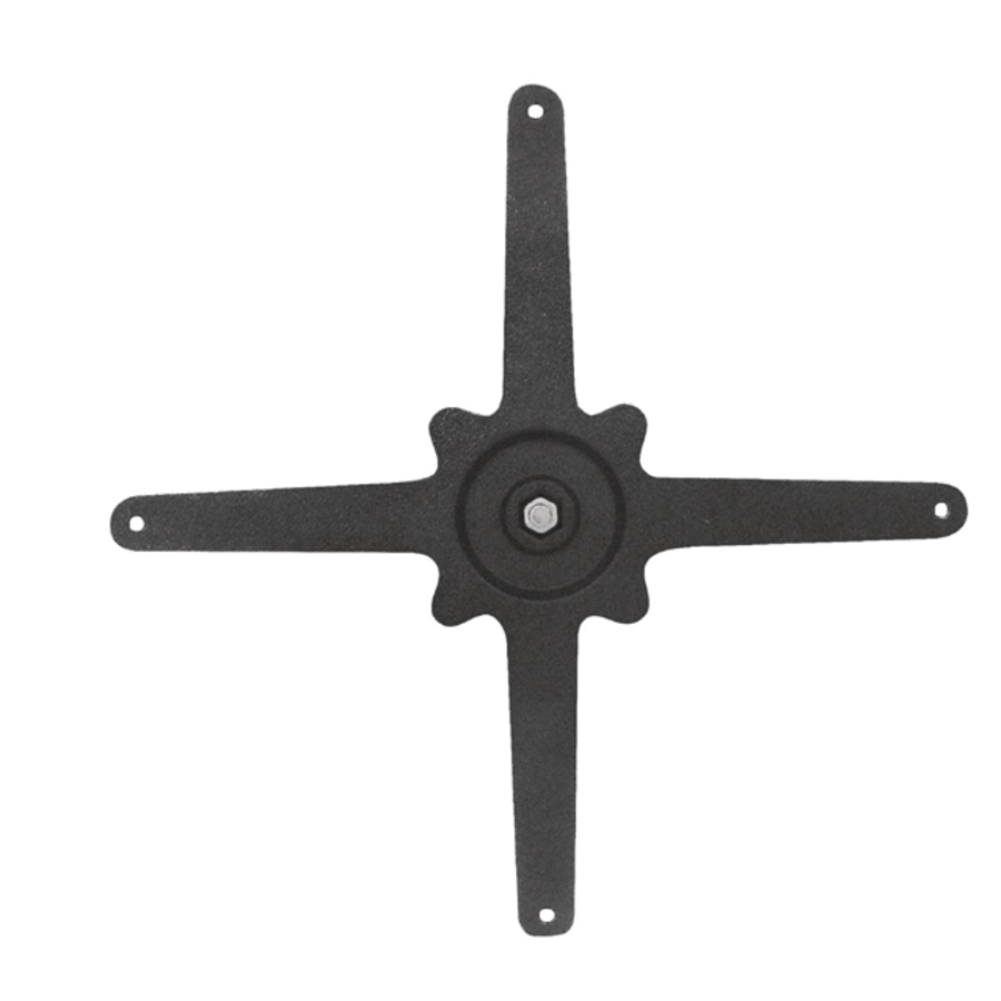 Pied de table carré en fonte - hauteur 72 cm