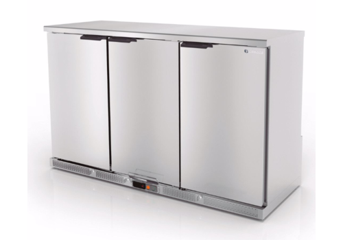  Coreco Réfrigérateur de bar en acier inoxydable forcé | 3 formats 
