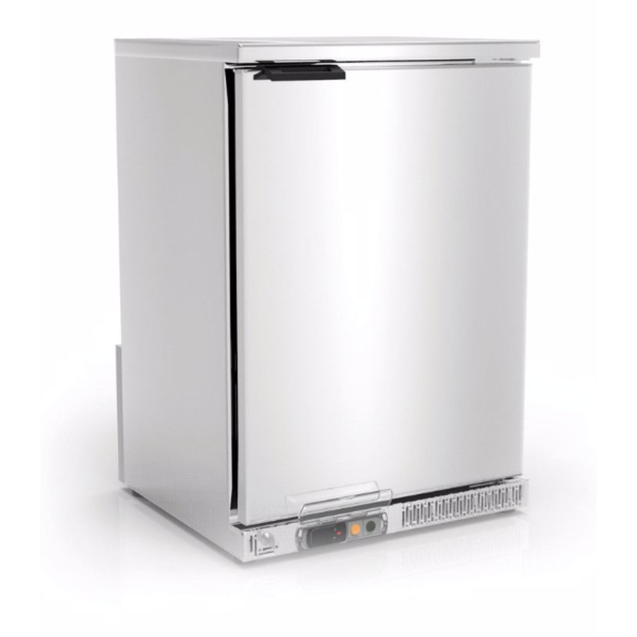 Réfrigérateur de bar en acier inoxydable forcé | 3 formats