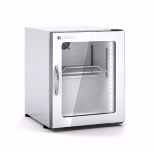  Coreco Mini White Fridge with Glass Door 