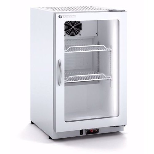  Coreco Kleiner Kühlschrank mit Glastür | Weiß 