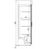 Forced Access Glass Door Refrigerator | 2 Sizes