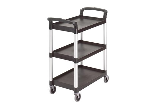  Cambro Plastic serving trolley 3 Sheets | Black 