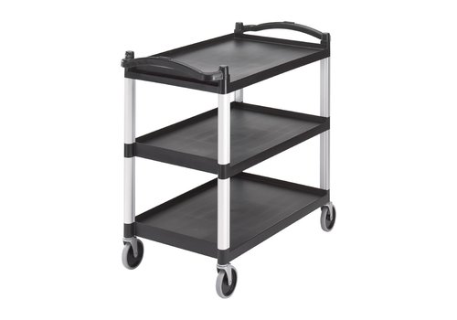  Cambro plastic serving trolley 3 sheets | black | max. 180 kg 