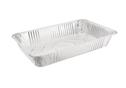  HorecaTraders Plat de service Rectangulaire | Aluminium | GN 1/1 (par 5 pièces) 