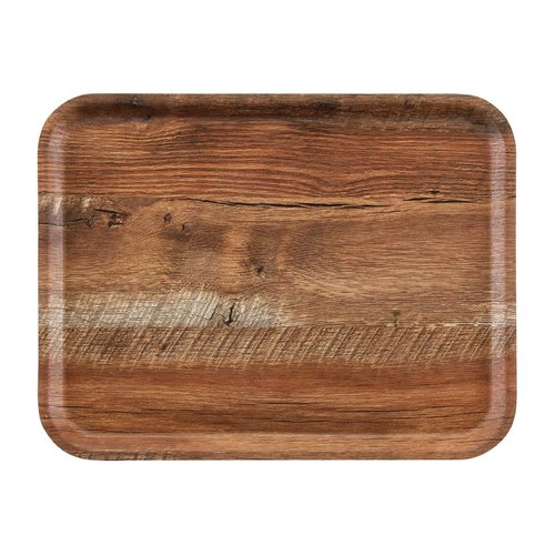  HorecaTraders Tray Laminated | Brown Oak (2 sizes) 