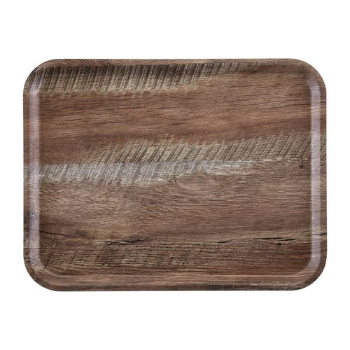  HorecaTraders Plateau laminé | Chêne foncé (2 tailles) 