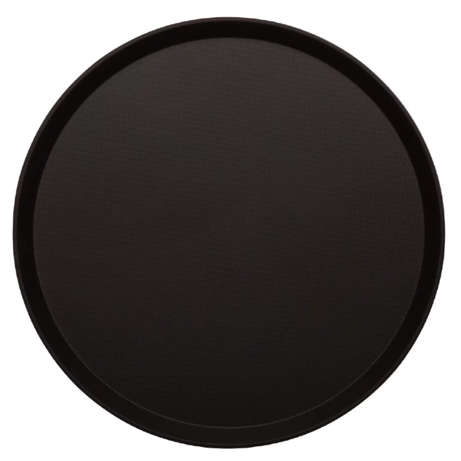 readlite round non-slip fiberglass tray black | 2 formats