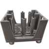 Cambro Chariot à vaisselle réglable