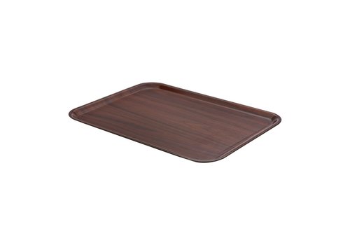  Cambro Mykonos Laminated Tray Walnut | 2 formats 