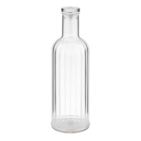 Carafe en verre à rayures | 2 couleurs