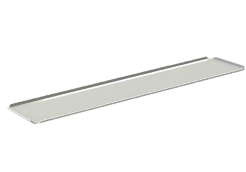  HorecaTraders Présentoir à gâteaux en aluminium | 150 x 700 mm | 2 couleurs (5 pièces) 