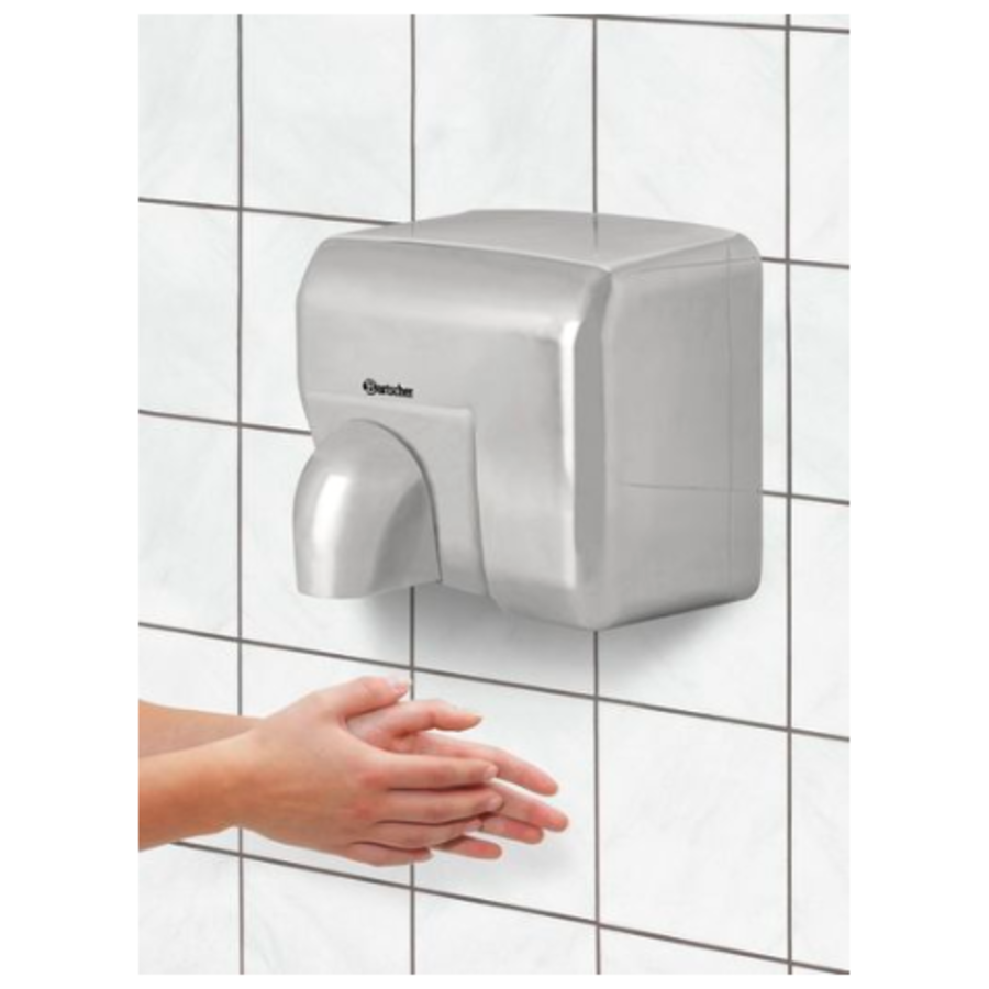 Wall mounted hand dryer