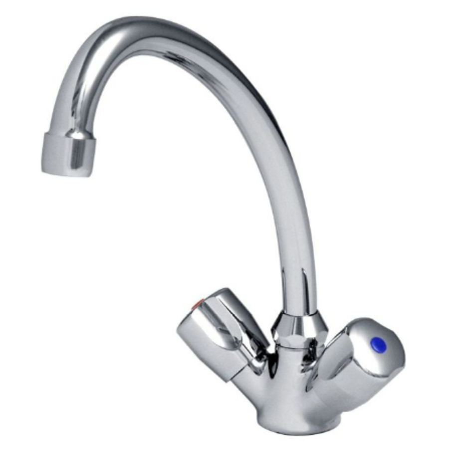 Robinet mitigeur 1/2" modèle à lame 1 trou