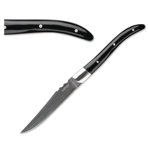  Comas ACR Negro Steakmesser | 6 Stück | Schwarz 