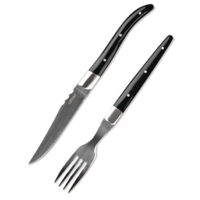 ACR Negro Steakmesser | 6 Stück | Schwarz