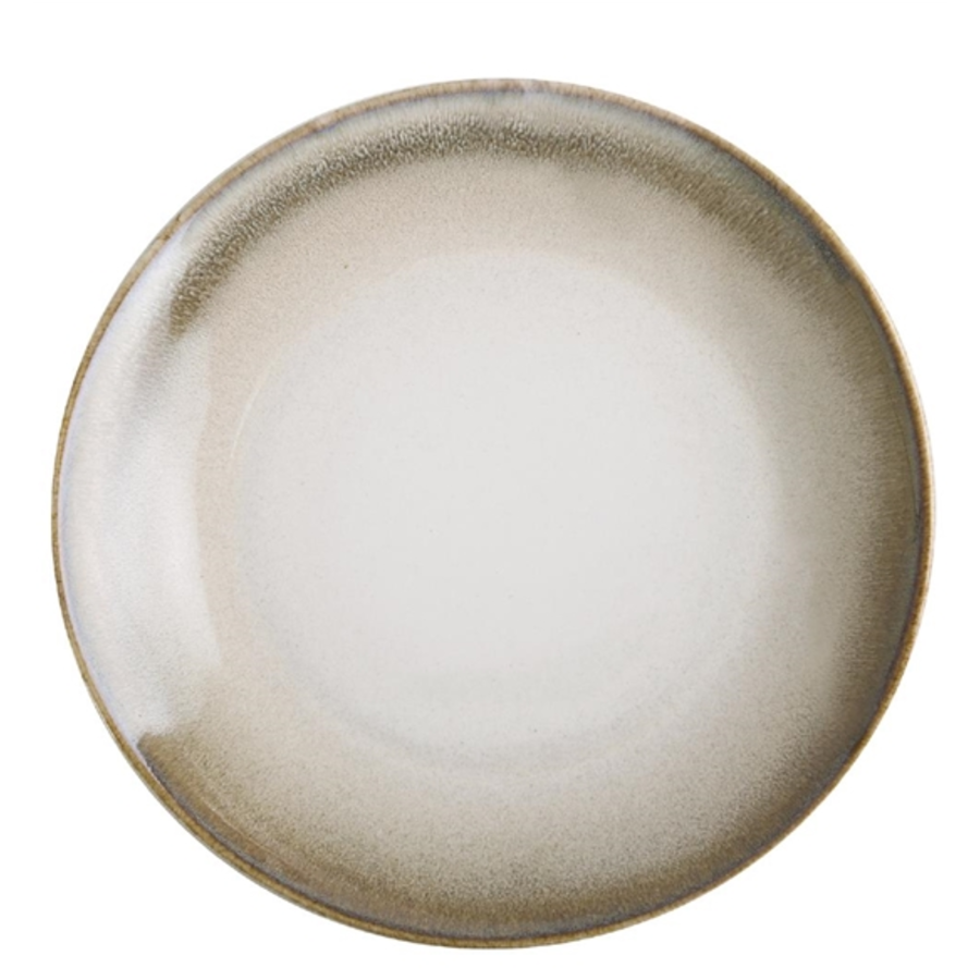 Birch coupe plates taupe 20.5cm (6 pieces)