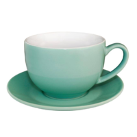 Red Cappuccino Cup Porcelain 34cl | 12 pieces