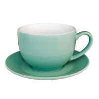 Rote Cappuccinotasse Porzellan 34cl | 12 Stück
