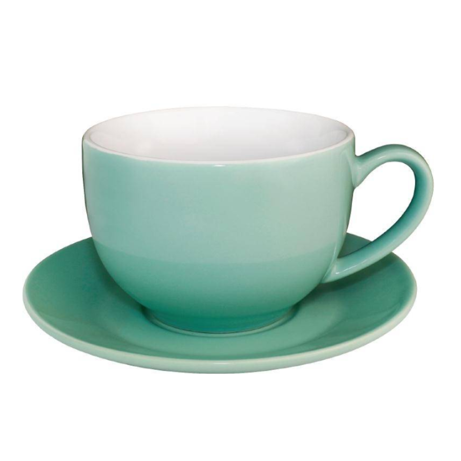 Tasse à Cappuccino Rouge Porcelaine 34cl | 12 pièces