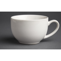 Rote Cappuccinotasse Porzellan 34cl | 12 Stück