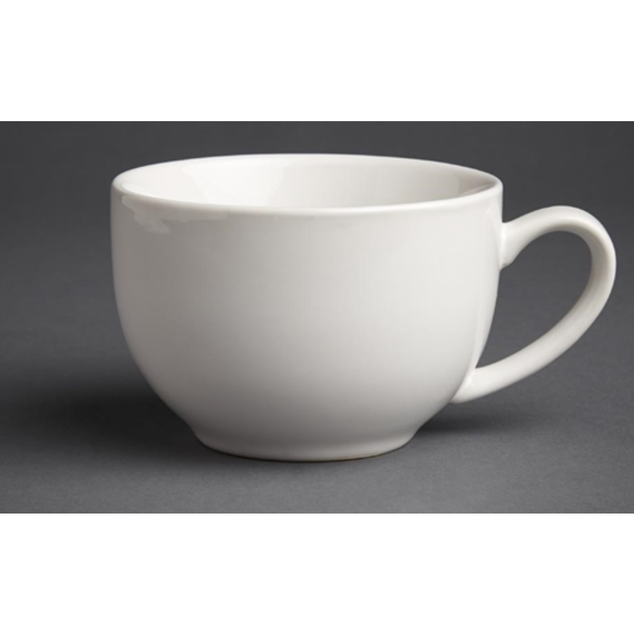 Tasse à Cappuccino Rouge Porcelaine 34cl | 12 pièces
