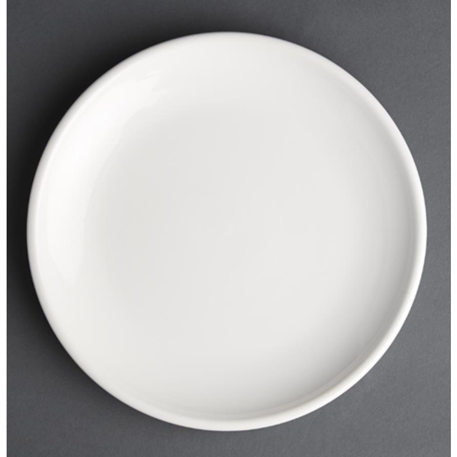Assiette à café coupe aqua 20 cm (12 pièces)