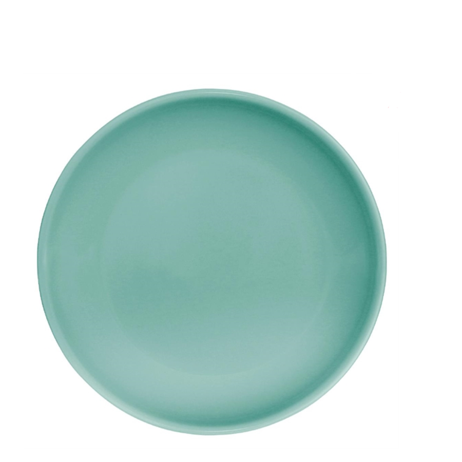 Assiette à café coupe aqua 20 cm (12 pièces)