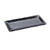 Olympia Plat de service en mélamine noir | 21,5 x 10,2 cm