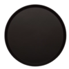 Cambro Round Non-Slip Fiberglass Serving Tray Black