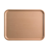 Cambro Hellbraunes laminiertes Tablett | 2 Formate