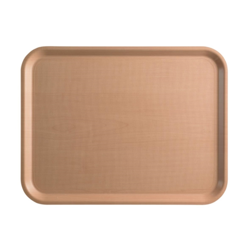  Cambro Hellbraunes laminiertes Tablett | 2 Formate 