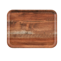 Plateaux en mélamine | Effet bois | Différentes couleurs