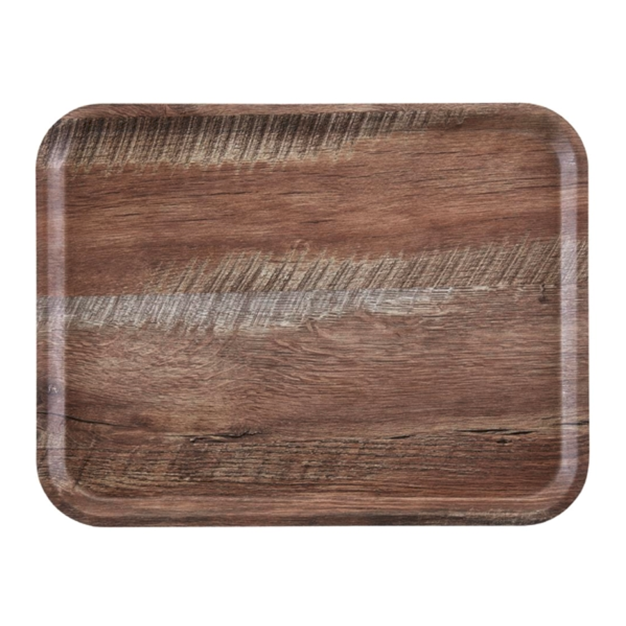 Plateaux en mélamine | Effet bois | Différentes couleurs