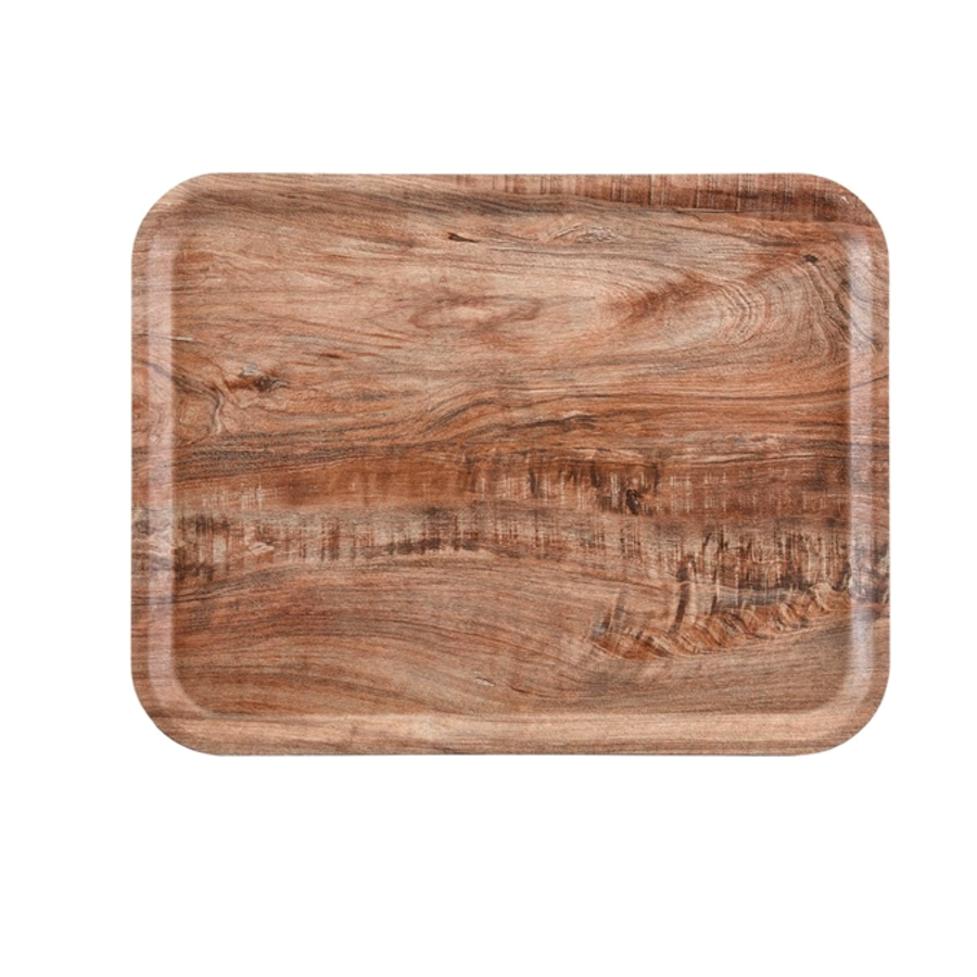 Plateaux en mélamine | Effet bois | Différentes couleurs