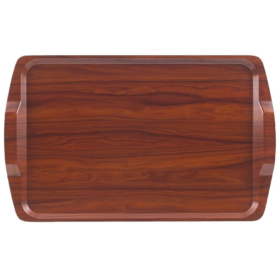 Plateau de service en chambre stratifié | 1,7 (h) x 64 (l) x 40 (p) cm (2 couleurs)