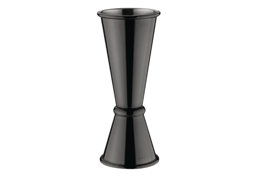  Olympia Mesure de barre en acier inoxydable noir | 25/50 ml 