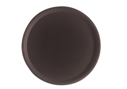  Cambro Plateaux ronds antidérapants en fibre de verre marron | 3 tailles 